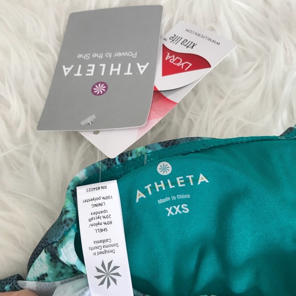 🆕 Athleta Napali Cross Strap Tankini Swim Top - Picture 8 of 8